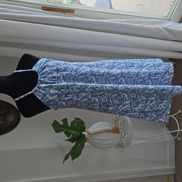 Eddie Bauer Dresses & Skirts - Eddie Bauer blue halter neck dress EUC